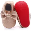 Hongteya Tassel Bow Baby Moccasins  - 幼児、赤ちゃん、幼児DHLのための男の子と女の子の靴送料無料