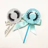 Private Label Lollipop pacote Lash Beauty Cílios Vison Falsos Handmade Lashes 3D Mink Cílios Eye Lashes Logotipo Privado Frete Grátis