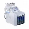 Voorraad In Verenigde Staten Multifunctionele 6in1 H2O2 Kleine Bubble Machine Water Mill Skin Zuurstof Gezichtsbeauty Skin Care Beauty Instrument