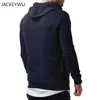 Märke Herrn Hoodies 2019 Höst Mode Hole Hoody Sweatshirt Pure Färg Långärmad Man Pullover Side Zipper Hip Hop Streetwear