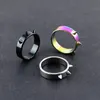 Novo anel de aço inoxidável 50 peças, masculino e feminino, estilo punk, joia com ponta de moda, lote inteiro, gota 263n