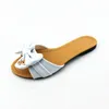 Neue modische Ausschnitte Damen-Sandalen, offener Zehenbereich, niedrige Keile, böhmische Sommerschuhe, Damen-Sandale, Strandgröße 4–8