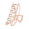 Women Girls Hair Claw Clamps Metal Hair Claw Clip Solid Color Hairpin Large Size Hair Accessories