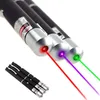 Puntatori laser Luce potente e potente Elegante 650nm rosso blu verde Puntatore laser Penna luminosa Fascio laser 1 mW ad alta potenza