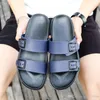 أحدث مصممين صندل العلامة التجارية Visvi Slippers Fashion Shoes Man أحذية غير رسمية Slippers Sandals Sandals في الهواء الطلق النعال Eva Light Sand234V