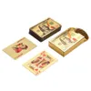playing cards gold plated