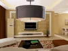 Chinese Style Led Simplicity Art Fabric Ceiling Lights Modern Dining Room Light Romantic Bedroom Light Free Shipping MYY