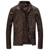 New Style Motorcycle male zipper Leather Jacket Men Windbreaker PU bikers Jackets Male Outwear leather Baseball Jackets