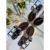 Buty dla kobiet Sandały Sandały Bow Flat Sandal Designer Casual RC Sandały Otwarte palce Seksowne strass t Pasek Sandał Nowe sandały z flip-flop