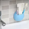 Soporte para cepillo de dientes Soportes de almacenamiento para baño Pasta de dientes Soporte para montaje en pared Sucker Organizador de succión Estante para tazas Estantes de oficina Contenedor GGA3246