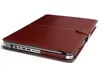 Étui en cuir PU pour Macbook Air 11 Air 13 Pro 13 Pro 15 '' New Retina 12 13 15 Housse pour Macbook 13.3 "15.4" 15.6 "-Marron