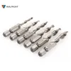 Freeshipping 6 Adet / takım brocas paramik Deburr Havşa Hex Bit HSS 1/4 Shank SAE Matkap Dokunun Kombinasyonu Bit Set kiti de ...