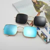 Fashion Square Sunglasses 55mm Men Women Driving Eyewear Vintage Designer UV400 Sun Glasses e2 with box cases