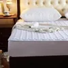 Drap-housse de matelas en tissu polaire, linge de lit blanc avec bande élastique, 3 pièces, 1.2m/1.35m/1.5m/1.8m/2.0m