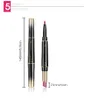 Pudaier marque mat rouge à lèvres couleur cosmétiques étanche Double extrémité longue durée nu rouge mat lèvres liner crayon rouge à lèvres mat