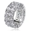 3A CZ Zircon Ice Out Bling Big Wide Masonic Ring Gold Filled Diamond Rings Men Hip Hop Rapper Jewelry8866988