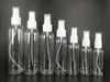 Pompe atomizzatore per bottiglie spray in plastica trasparente vuote per oli essenziali Profumo da viaggio Bulk Strumento per trucco portatile 15ML 30ML 50ML 60ML 100ML