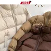 2022 Män Rolig Färgglada Bubbla Coat Vinterjacka 2019 Mens Streetwear Hip Hop Parka Male Koreansk Svart Kläder Puffer Jacka