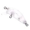 100 pz esche dure in bianco esche da pesca non verniciate Crankbait Wobblers pesce d'acqua dolce richiamo spedizione gratuita 5 cm 3,6 g