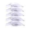 20pc 낚시 미끼 Unpainted Crankbait 7.5cm 10.2g 빈 하드 플라스틱 크랭크 유혹 몸 Pesca 태클