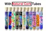 18*120mm Joke's up Glass Cork Tube PRE-ROLLS Tubes packaging 1 Gram preroll Pre-roll Glass tube Jokesup Lucky Charmz dankwoods pre rolls