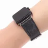 Para as faixas da Apple Watch Wrist Straps Smart Straps 3840mm 4244mm Luxury Luxury Belt Leather Wrist com conector adaptador F1623466