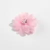 50PCS 4CM 1.5" Small Chiffon Fabric Flower For Hair Accessories Artificial Hair Flowers For Dress Wedding Bouquet Decoration