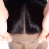 Merletto indiano brasiliano dell'onda del corpo con i capelli del bambino 4x4 Parte centrale Chiusura dei capelli umani vergini non trattati al 100% Colore naturale