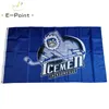 ECLL JACKSONVILLE ICEMEN Vlag 3 * 5ft (90 cm * 150cm) Polyester Banner Decoratie Flying Home Garden Feestelijke geschenken