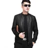 Mężczyźni Prawdziwej Skórzanej Kurtka Krótki Prawdziwy Płaszcz Sheepskin Casual Męskie Skórzane Kurtki Spring New Chaqueta Cuero Hombre W17816 PPH4111