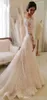 New Elegant Fall Winter Bateau Neck Wedding Dresses Mermaid Long Sleeve Full Lace Sweep Train Bridal Gown Custom Made Hot Sale