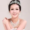 2019 s Bridal crowns Accessories Tiaras Hair Necklace Earrings Accessories Wedding Jewelry Sets fashion style bride9757443