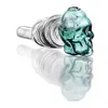 Pyrex Oil burner pipe hookahs glass pipes skull coil helix for smoking accessories colorful 5 pieces packed