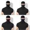 Svart vinter fleece balaclava full ansiktsmask termisk varmare cykling huva liner sport skidcykel ridning snowboard sköld hatt keps