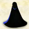 Ny kappa hooded cape medeltida renässans kostym larp halloween fancy klänning