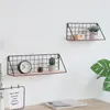 Nordic Wall Shelf Rack Iron Wooden Shelf For Kitchen Bedroom Kid Room Home Wall Decoration Shelves Wire DIY Storage