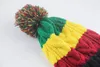 Fashion-Rasta Slinky Beanie Stickad Beanie Ull Baggy Slouchy Winter Warmkull Caps Hats