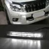 2011 2012 2013 2010 Cruiser 2700/4000 Toyota Prado FJ150 LC150 Land için Işık Koşu 2adet 12v ARAÇ LED DRL Gündüz