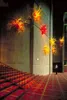 Nowoczesne oświetlenie ściany 100% Handmade Dmuchane szklane lampy ścienne Multi Color Crystal Mini Tanie Kinkiet Ściany LED do dekoracji sztuki