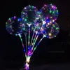 Светодиодный светодиодный светодиодный воздушный шар прозрачный круглый пузырь украшения день рождения вечеринка свадьба декор globos рождественский подарок светодиодный свет воздушный
