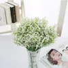 80 Heads 1pc DIY Artificial Babys andetag Blomma Gypsophila Fake PU Bouquet för bröllops hemfest dekorationer leveranser