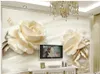 3D stereoskopisk tapet Champagne 3D Stereo Rose Wallpapers Water Wave Reflection TV Bakgrund Wall8522259