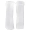 Gift Wrap 50pcs White Drawstring Organza Folding Hand Fan Pouch Party Wedding Favor Bags