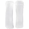 Gift Wrap 50pcs White Drawstring Organza Folding Hand Fan Pouch Party Wedding Favor Bags