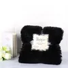 PV Fleecefilt Dubbellagers Fluffy Throw Blanket Bäddsoffa Supermjuk Fuzzy Fur Faux Portable Filt