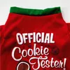 Hundeshirt Haustier Weihnachtspflegezubehör Grüner Taillengürtel Baumwoll-T-Shirt Festivalkostüm für kleine mittelgroße Hunde Kleidung