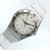 NEW fashion dress watch for man stainless steel bracelet mechanical watch automatic movement watches 368