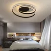 Moderne kroonluchter verlichting LED voor woonkamer woonkamer woonkamer home decor licht met afstandsbediening witte zwarte kroonluchters