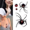 1 Blatt Sexy Temporäre Tattoo Aufkleber Wasserdicht Gefälschte Spinne Marienkäfer Körper Kunst Mann Frau Flash Tattoos Aufkleber 2017 Hot 88 Sk88 SH190729