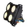 Estoque do Reino Unido 4x100W 400W COB 2IN1 Warmwhite Coolwhite LED Studio Blinder Light DJ Stage Teatro Audiência Luz